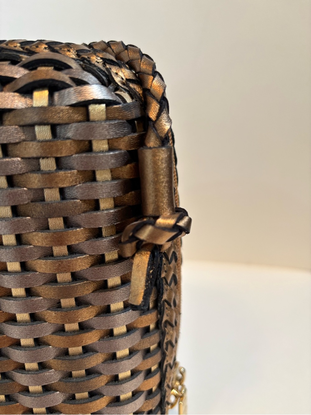 CEM vintage leather woven crossbody - Picture 2 of 9